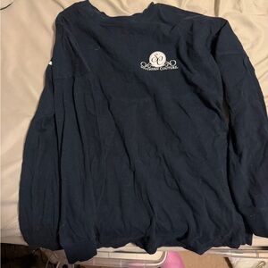 Southern Couture Navy Long Sleeve Tee